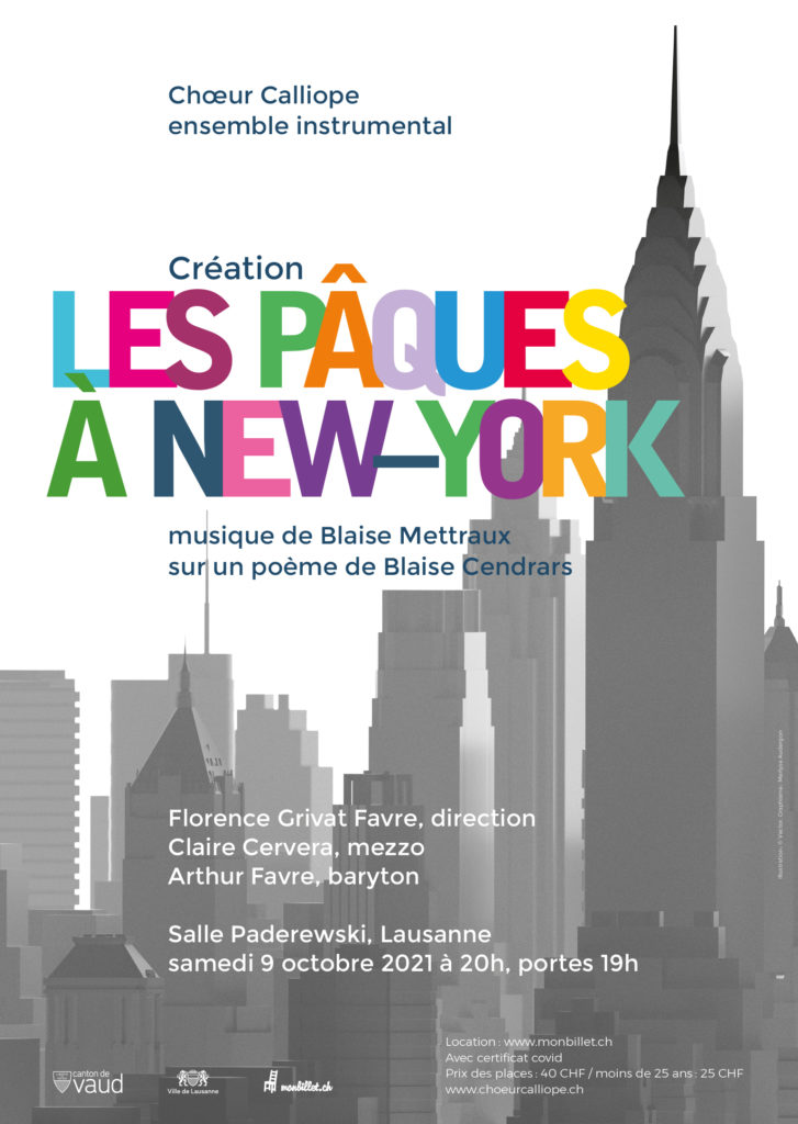 Affiche Les Pâques à New York